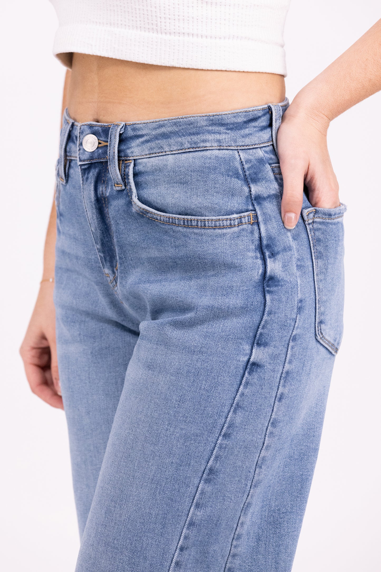 Generous Love From Lovervet: Super High Rise Baggy Wide Leg Denim