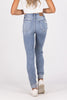 Have More Fun from Judy Blue: Mid-Rise Cuffed Skinny Fit Denim