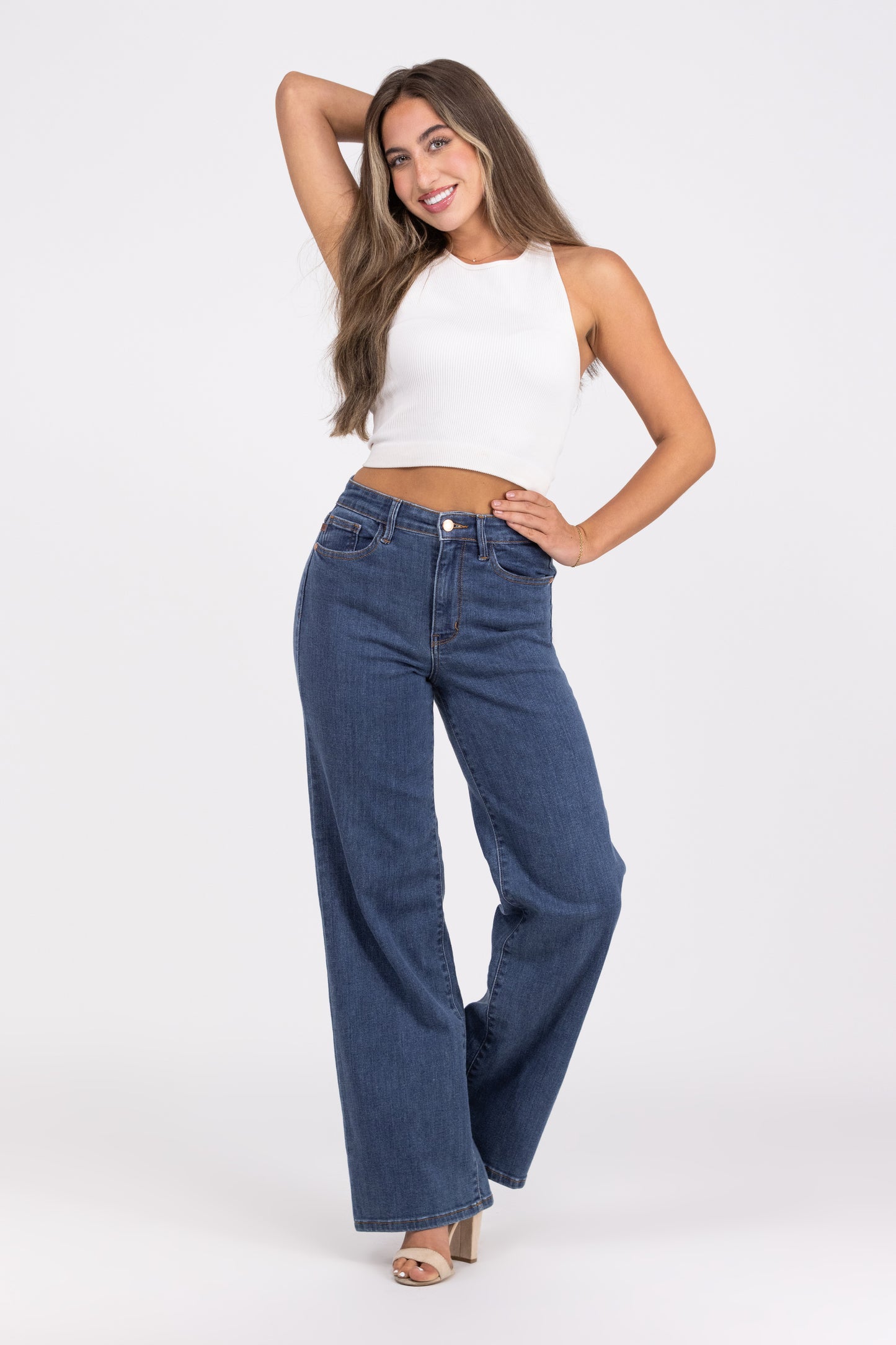 Not Your Average Day from Judy Blue: High-Rise Vintage Wide Leg Denim