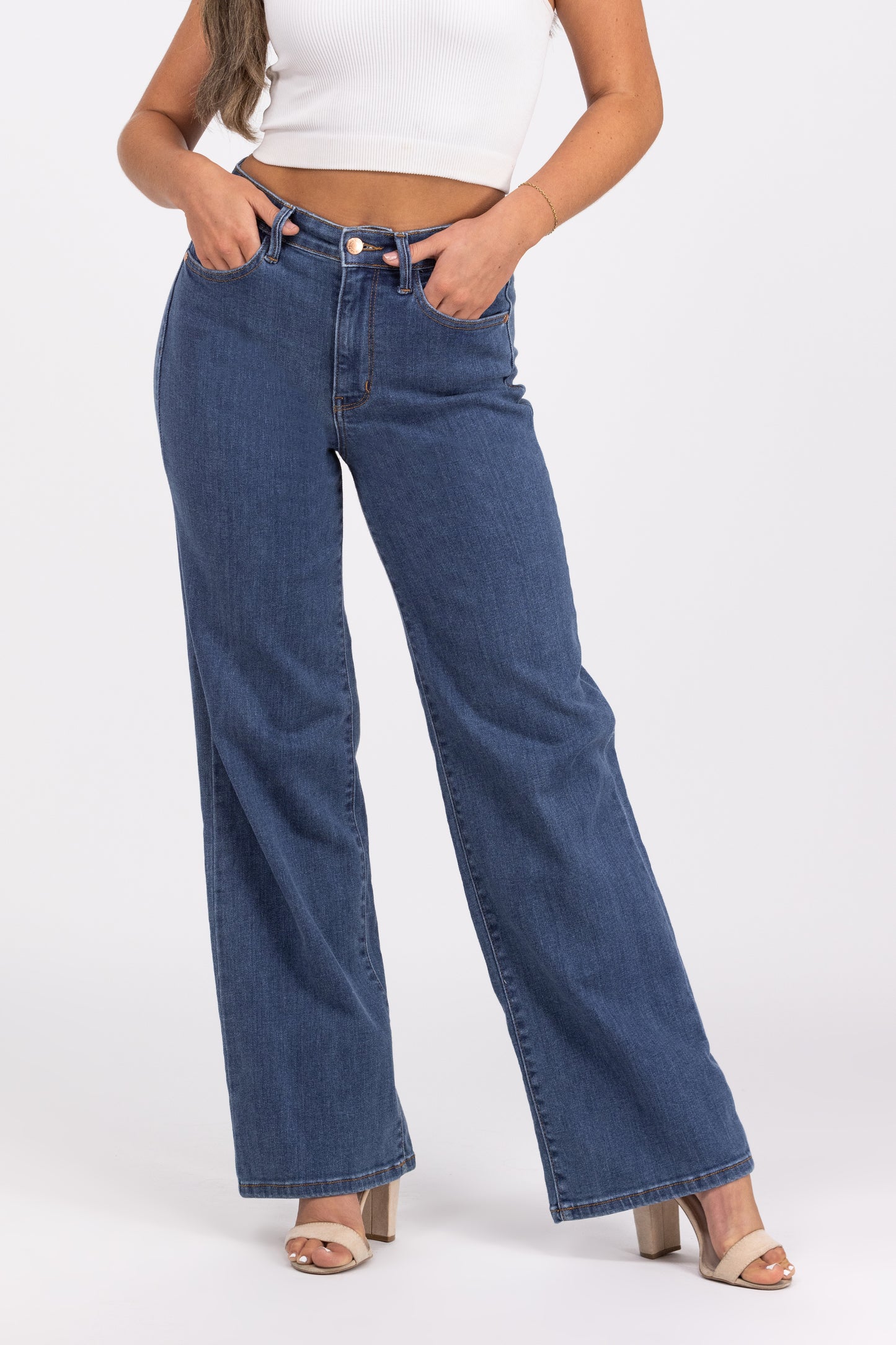 Not Your Average Day from Judy Blue: High-Rise Vintage Wide Leg Denim