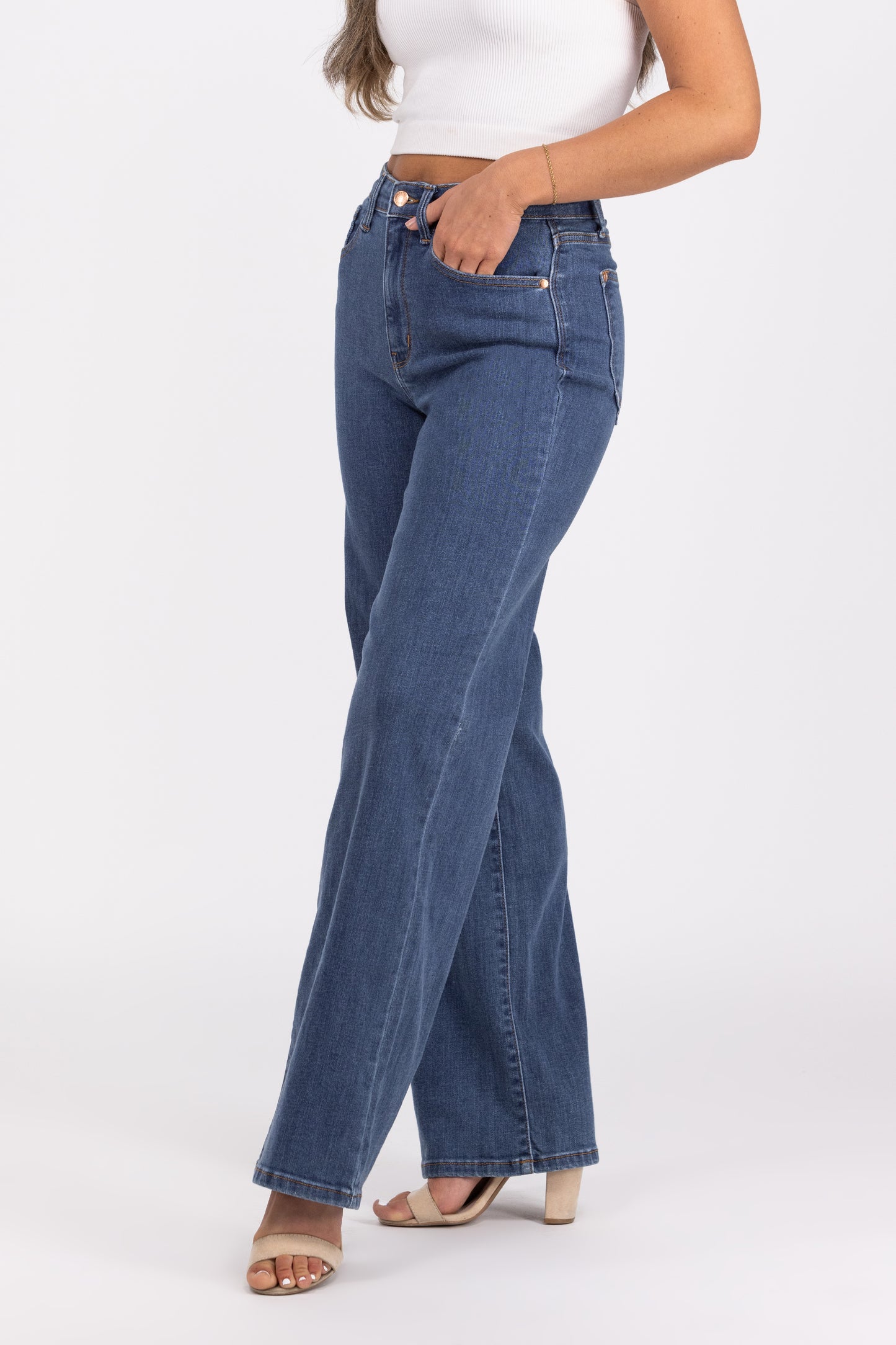 Not Your Average Day from Judy Blue: High-Rise Vintage Wide Leg Denim