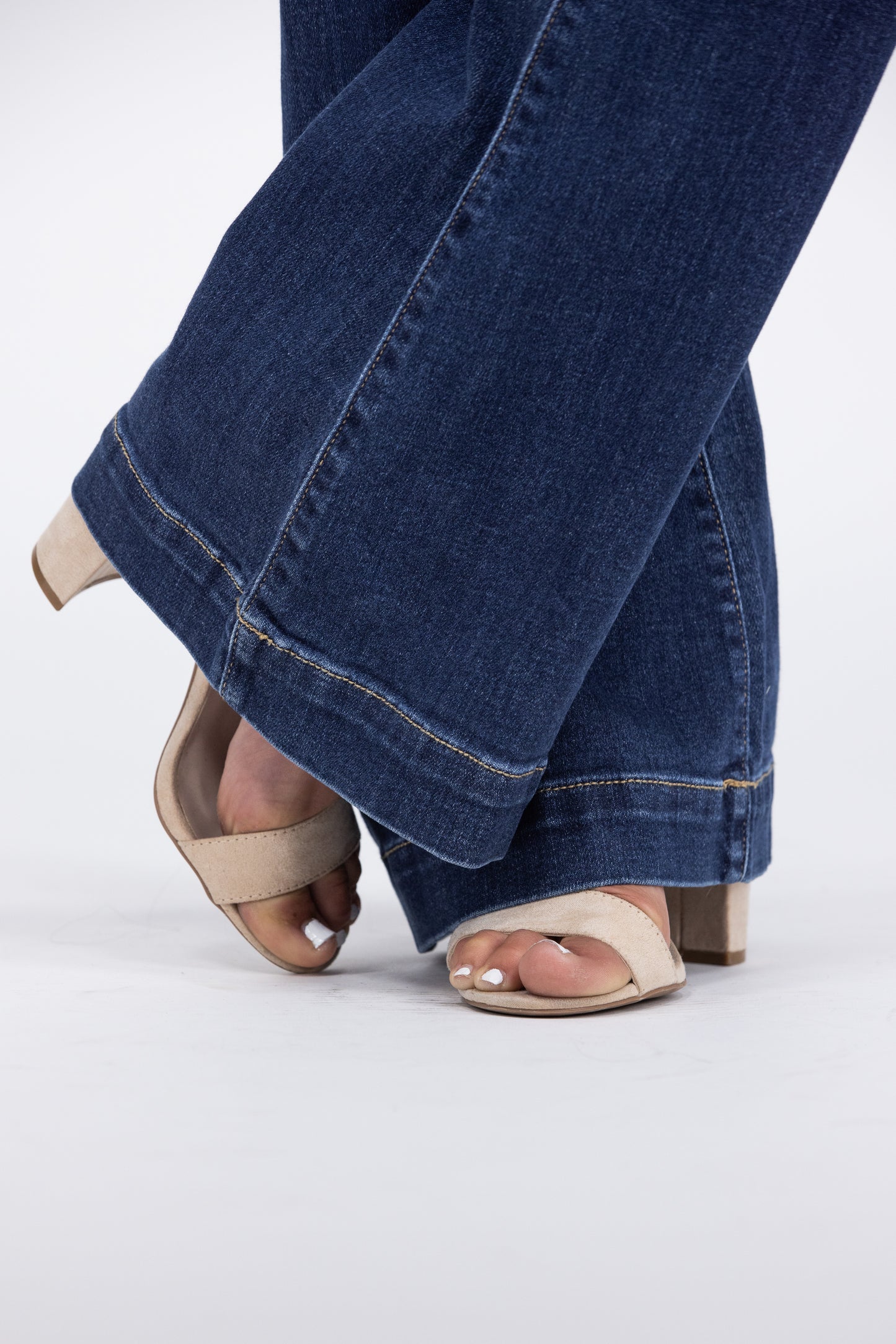 The Becca from Judy Blue: High-Rise Flare Denim