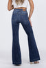 The Becca from Judy Blue: High-Rise Flare Denim