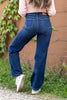 The Britney from Judy Blue: High-Rise Tummy Control Classic Straight Leg Denim