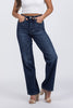 The Britney from Judy Blue: High-Rise Tummy Control Classic Straight Leg Denim