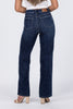 The Britney from Judy Blue: High-Rise Tummy Control Classic Straight Leg Denim