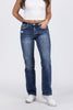 Live Life To The Fullest from Lovervet: Mid-Rise Straight Leg Denim