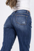 Live Life To The Fullest from Lovervet: Mid-Rise Straight Leg Denim