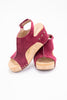 The Carley Suede Wedge Sandal