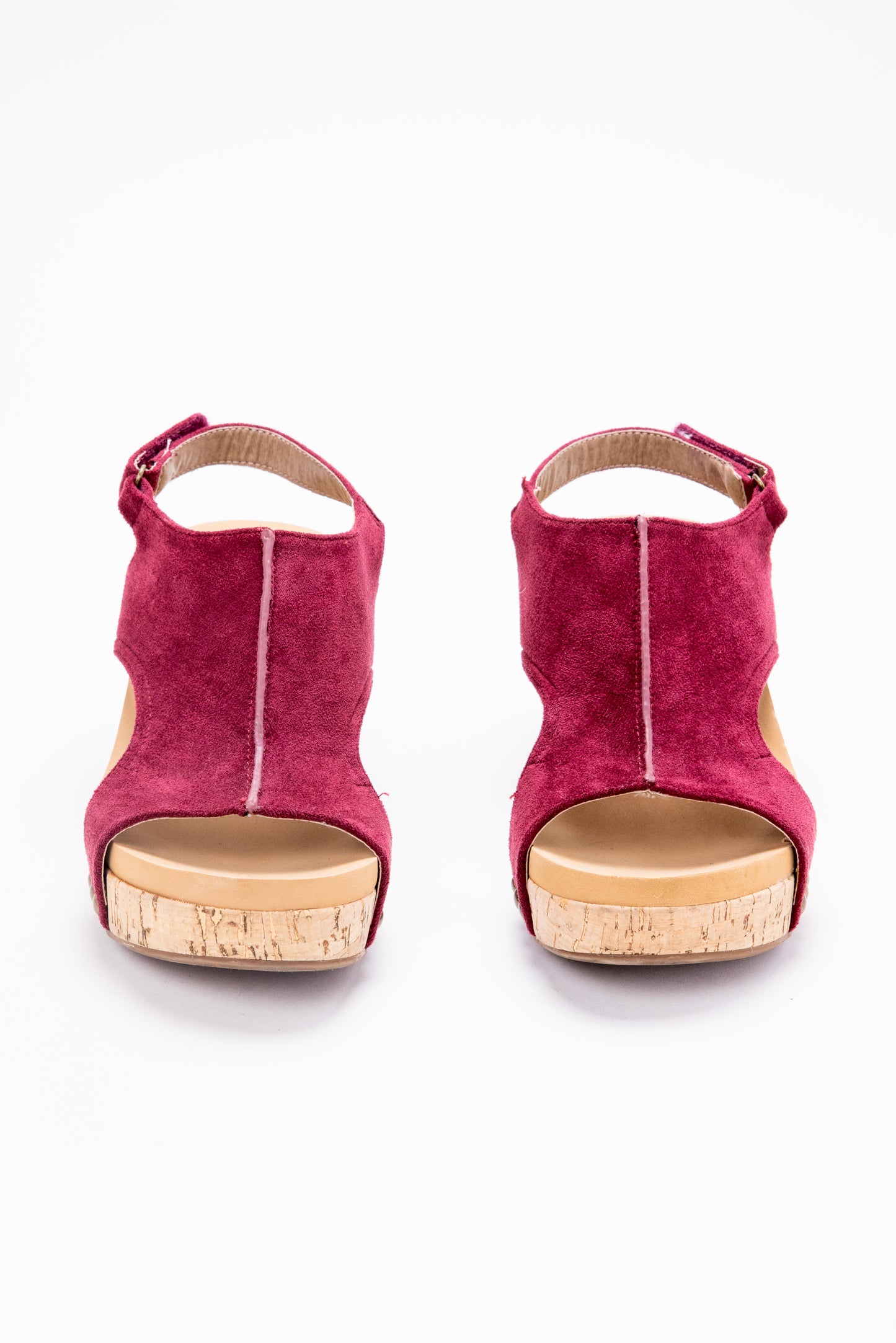 The Carley Suede Wedge Sandal