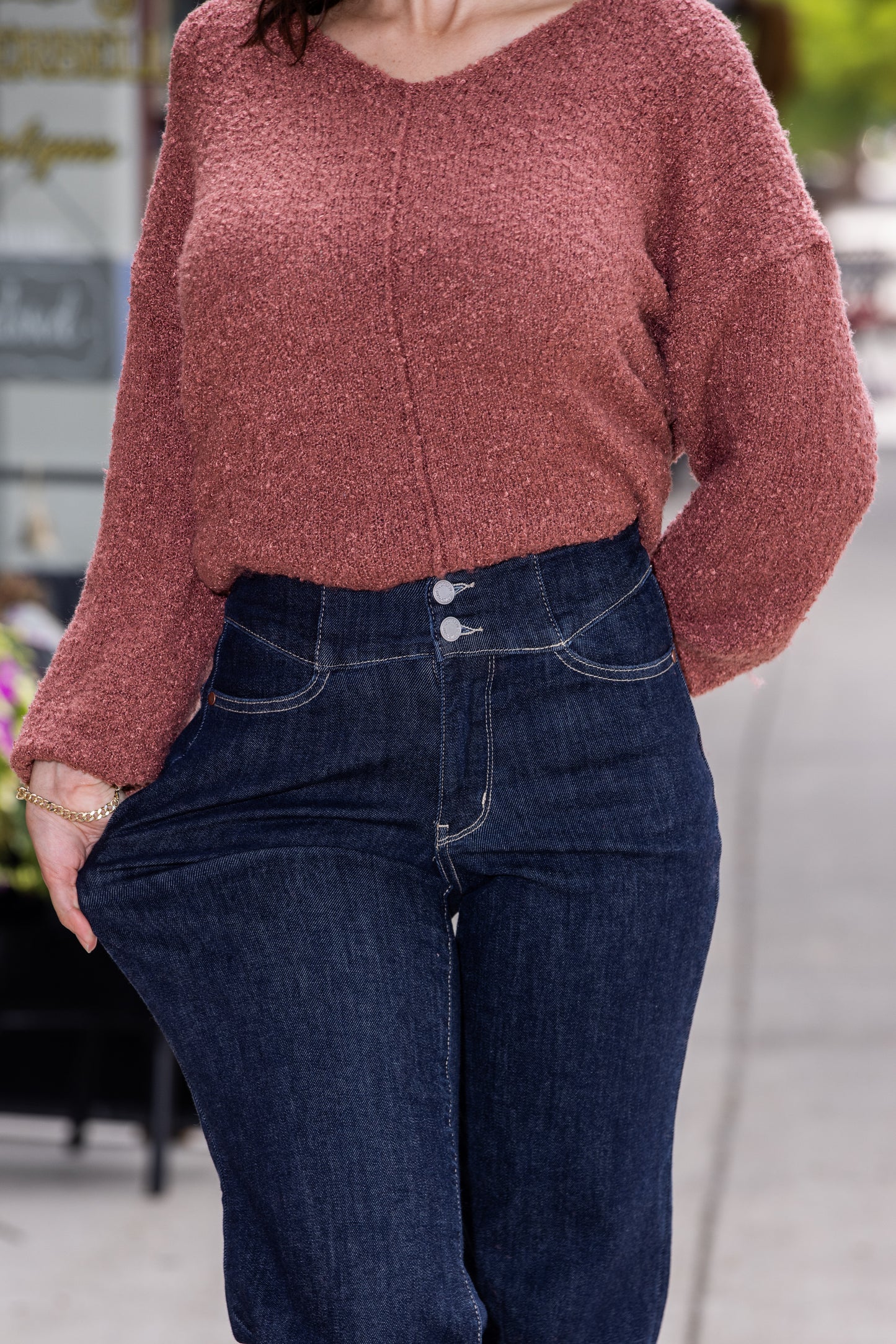 The Belle from Judy Blue: High-Rise Wide Leg Denim