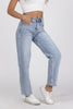 Happiness and Sunshine from Lovervet: High-Rise Barrel Denim