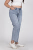 Happiness and Sunshine from Lovervet: High-Rise Barrel Denim