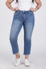 So Obsessed from Lovervet: Mid-Rise Mini Bootcut Denim