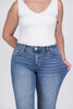 So Obsessed from Lovervet: Mid-Rise Mini Bootcut Denim