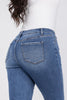 So Obsessed from Lovervet: Mid-Rise Mini Bootcut Denim