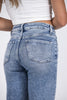 Down To The Wire from Lovervet: High-Rise Tummy Control Cuff Slim Straight Fit Denim