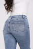 Down To The Wire from Lovervet: High-Rise Tummy Control Cuff Slim Straight Fit Denim