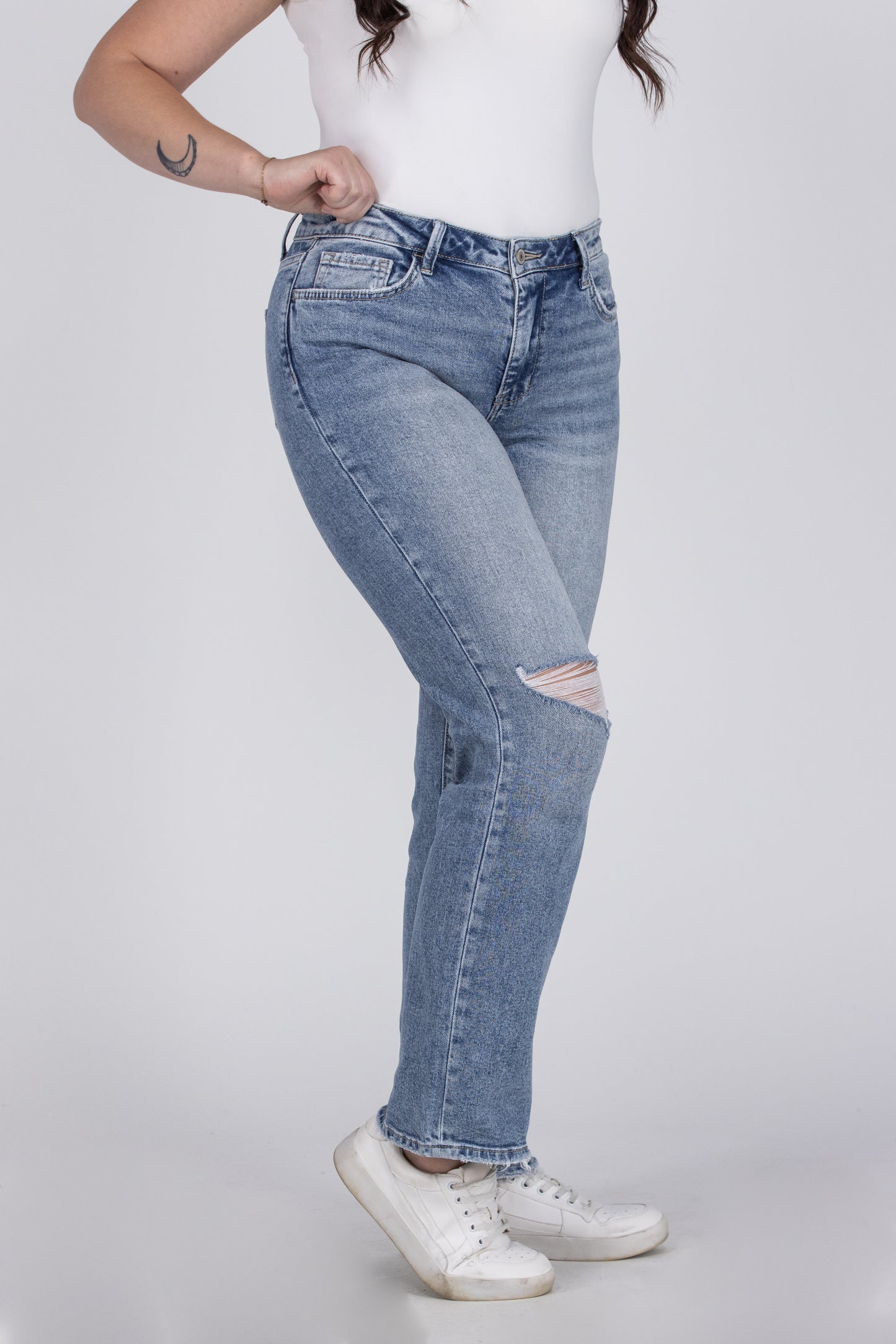 Dancing Around The Fire from Lovervet: High-Rise Straight Leg Denim