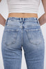 Dancing Around The Fire from Lovervet: High-Rise Straight Leg Denim