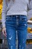 The Emily from Judy Blue: High-Rise Flare Denim