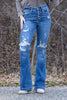 The Emily from Judy Blue: High-Rise Flare Denim