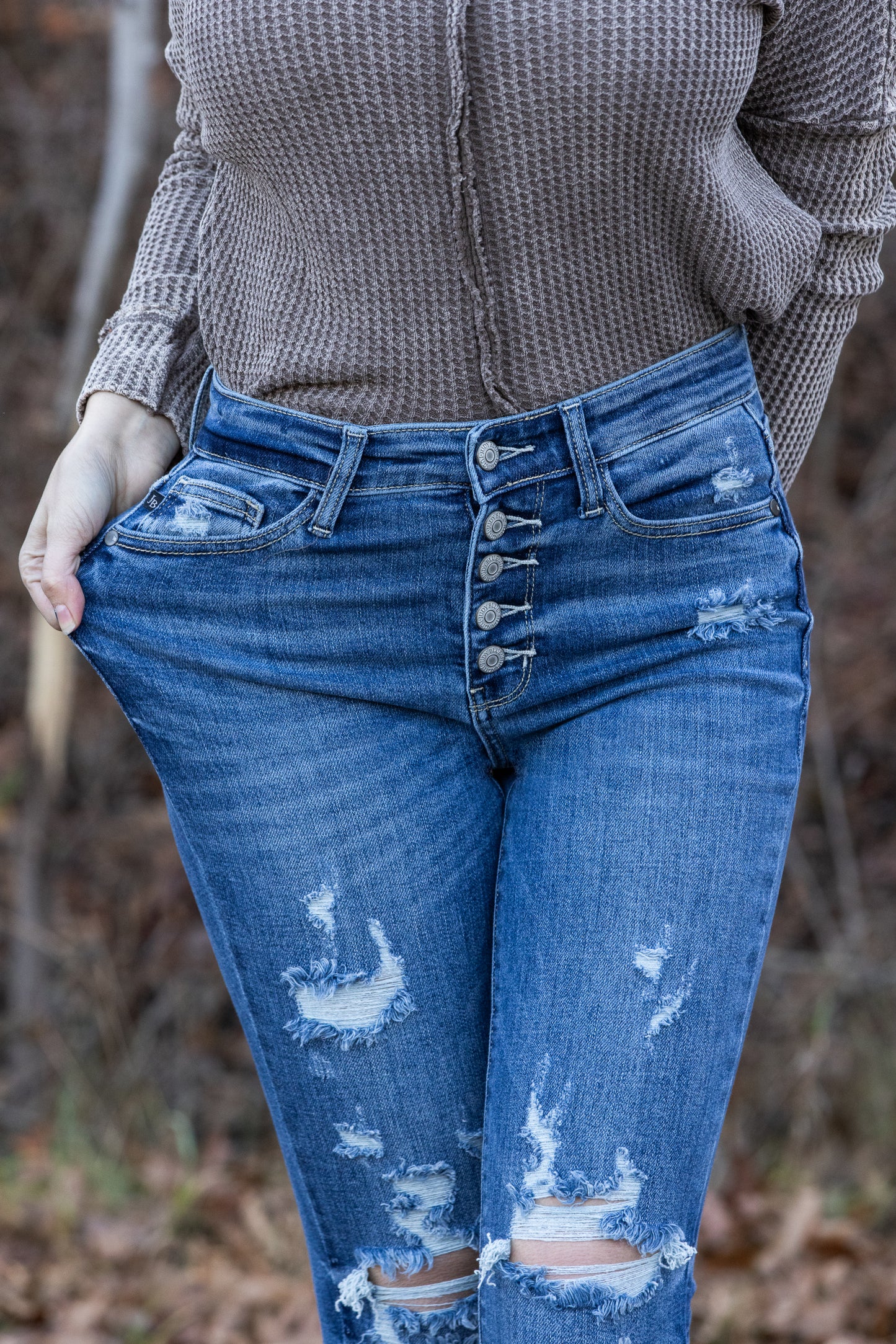 The Emily from Judy Blue: High-Rise Flare Denim