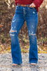 The Emily from Judy Blue: High-Rise Flare Denim