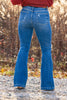 The Emily from Judy Blue: High-Rise Flare Denim