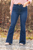 The Natalie from Judy Blue: High-Rise flare Denim