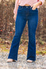 The Natalie from Judy Blue: High-Rise flare Denim