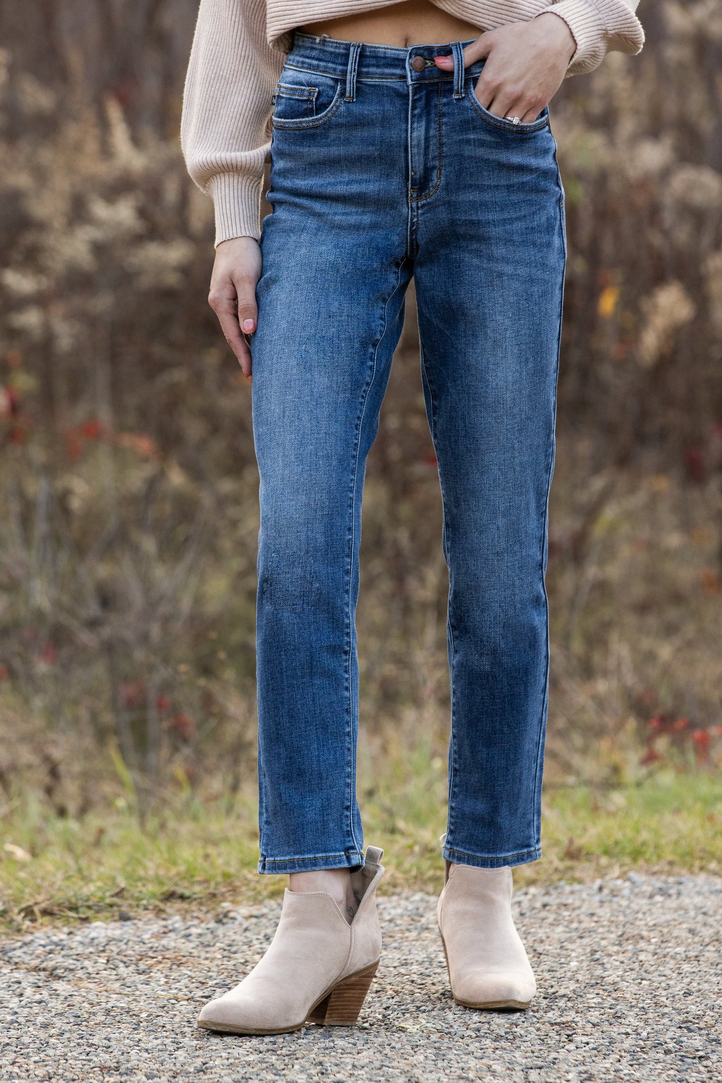 In All The Right Places from Judy Blue: High-Rise Slim Fit Denim