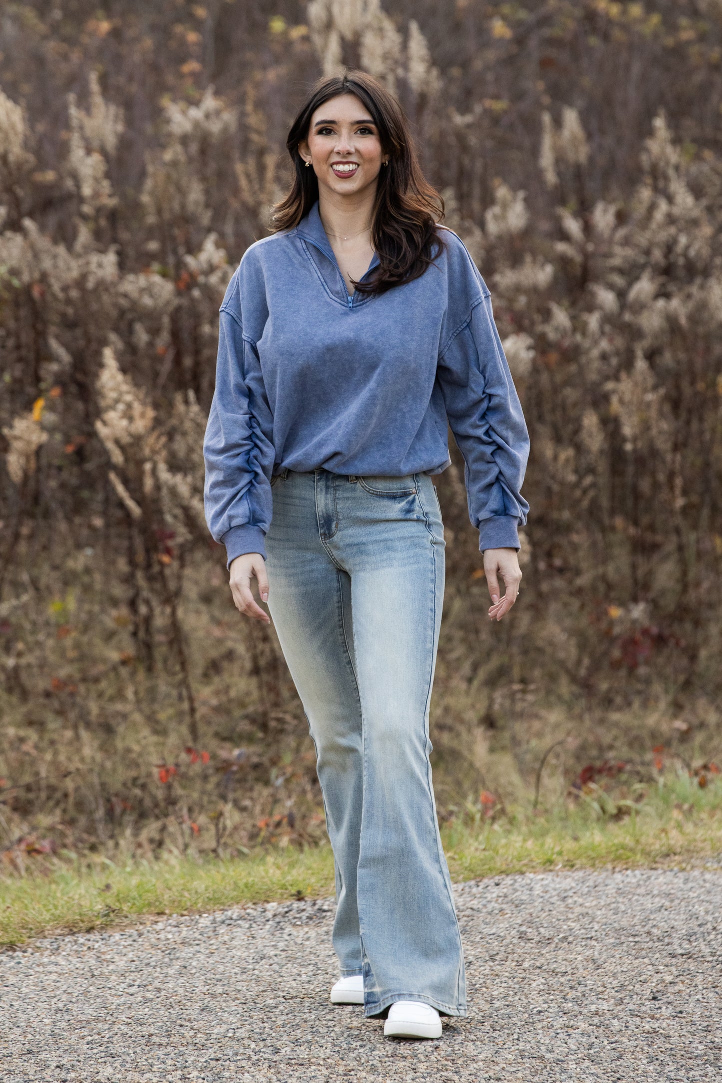 The Alison from Judy Blue: Mid-Rise Flare Denim