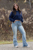 The Alison from Judy Blue: Mid-Rise Flare Denim