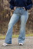 The Alison from Judy Blue: Mid-Rise Flare Denim