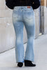 The Alison from Judy Blue: Mid-Rise Flare Denim