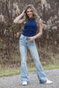 The Alison from Judy Blue: Mid-Rise Flare Denim *Final Sale*