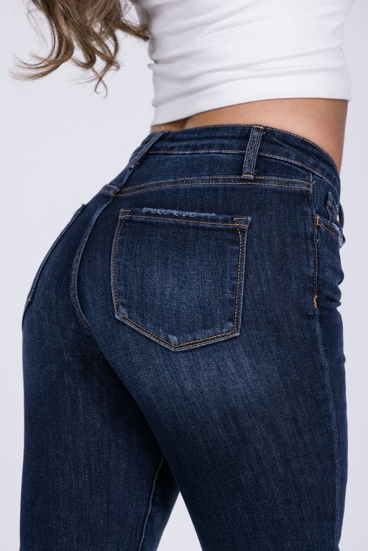 The Gigi from Lovervet: High-Rise Straight Leg Denim