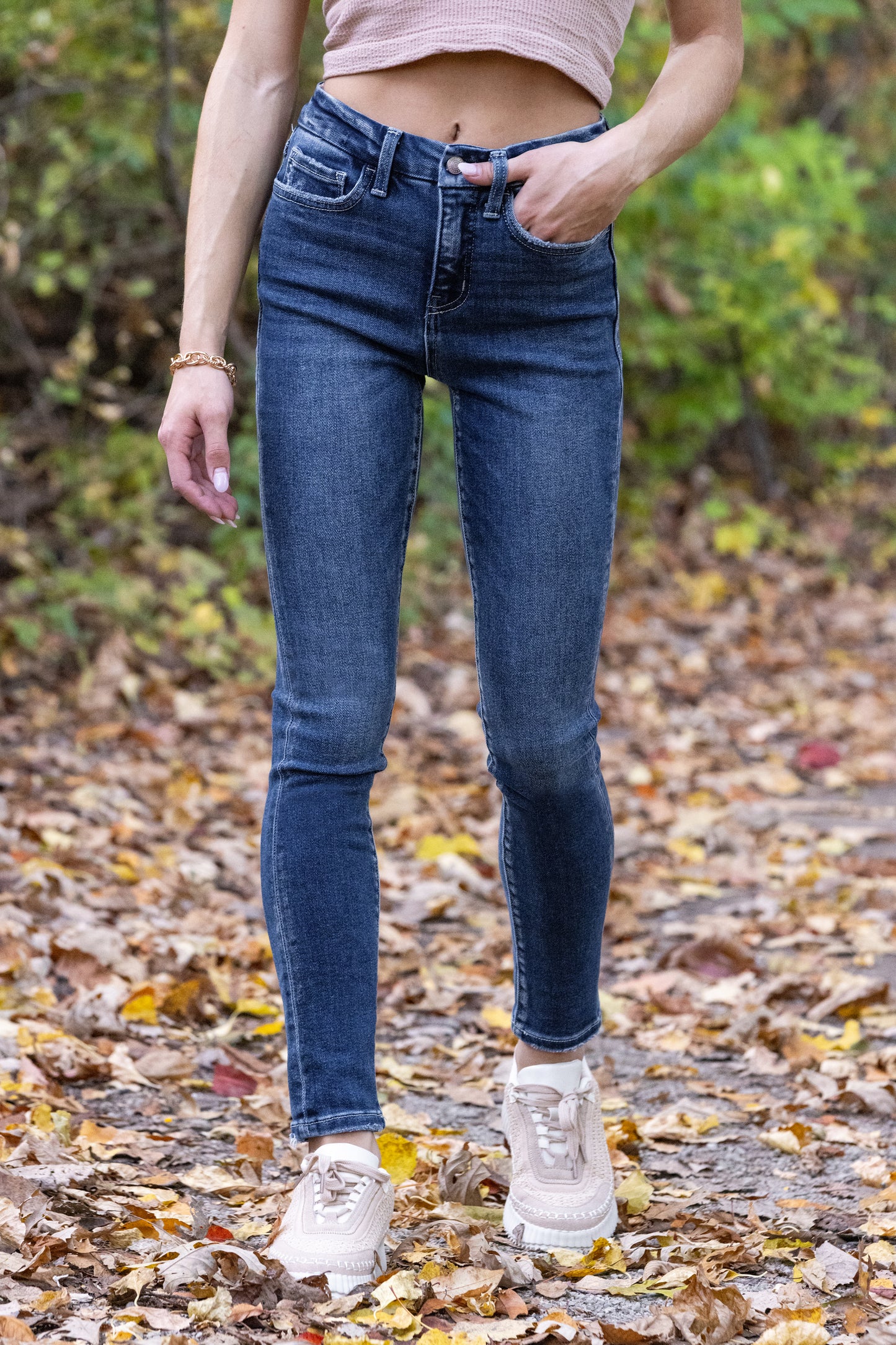 The Daphne from Lovervet: High-Rise Skinny Fit Denim