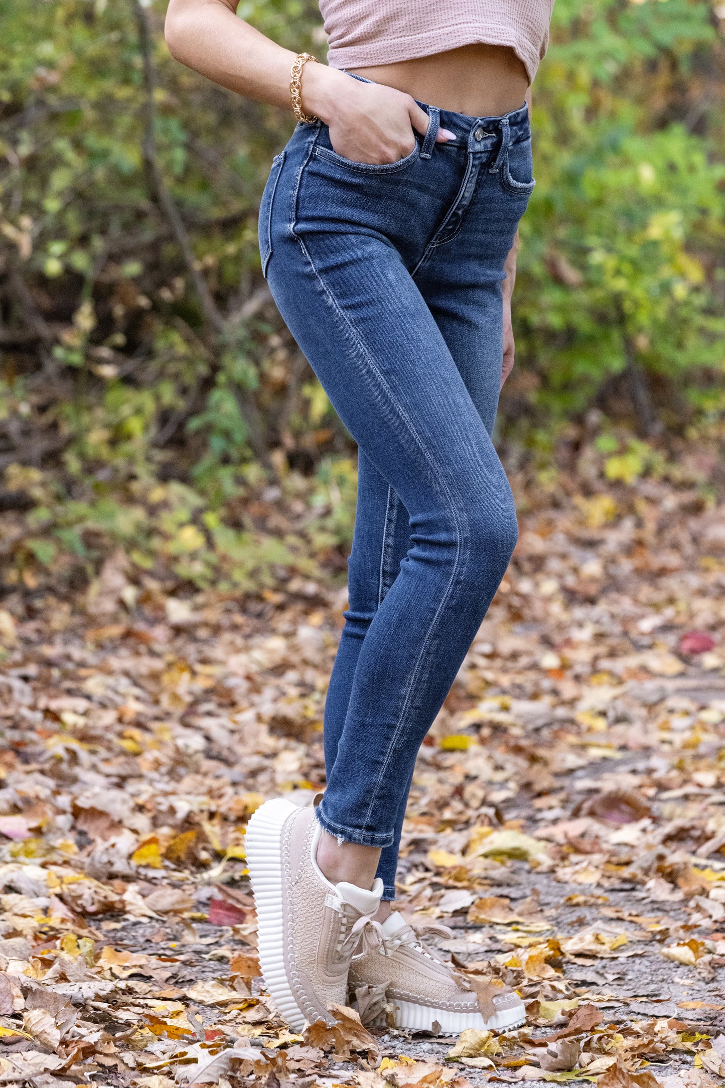 The Daphne from Lovervet: High-Rise Skinny Fit Denim