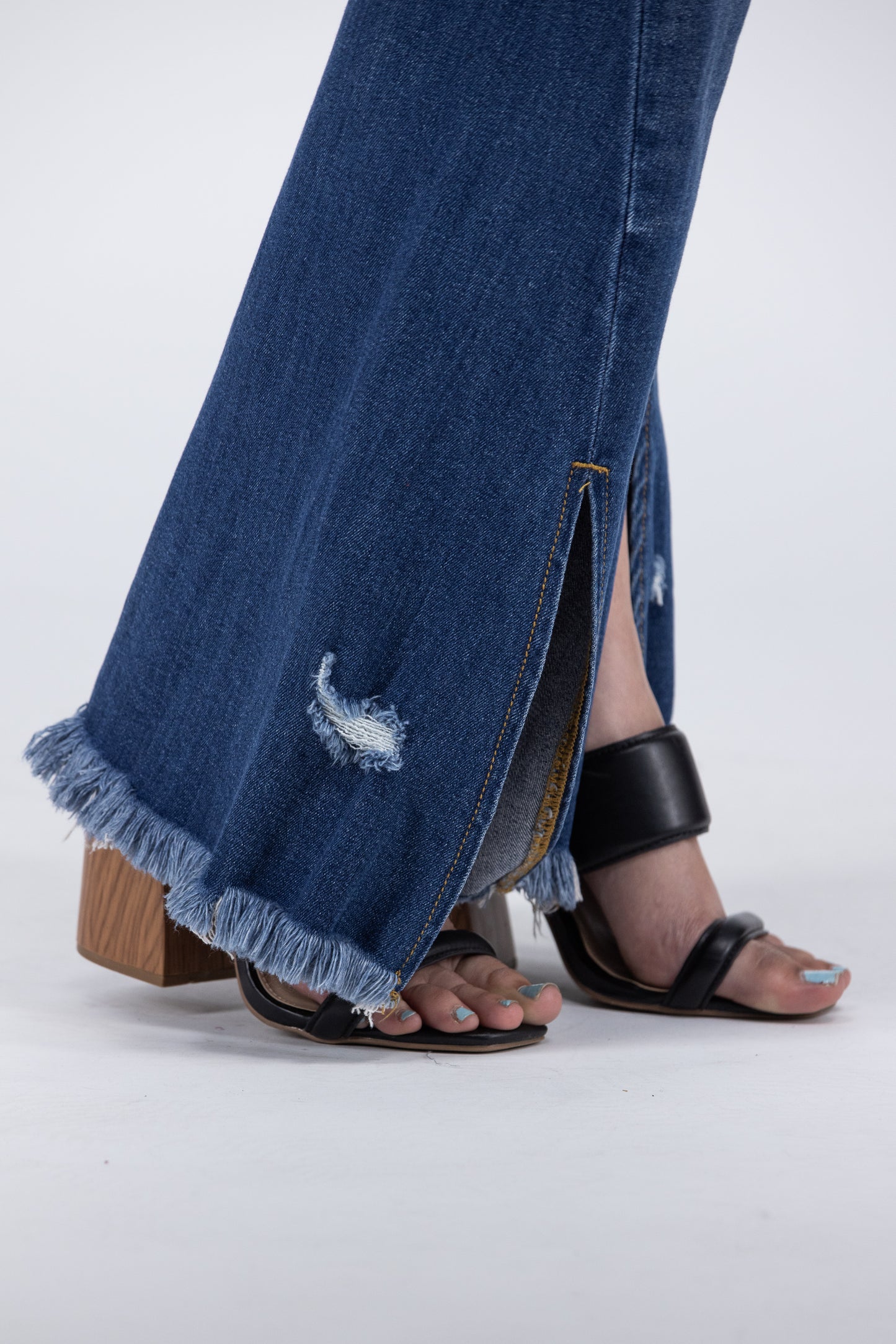 Beautiful Days Ahead from Risen: High-Rise Flare Denim