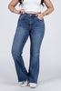 Must Have You from Risen: High-Rise Tummy Control Flare Denim