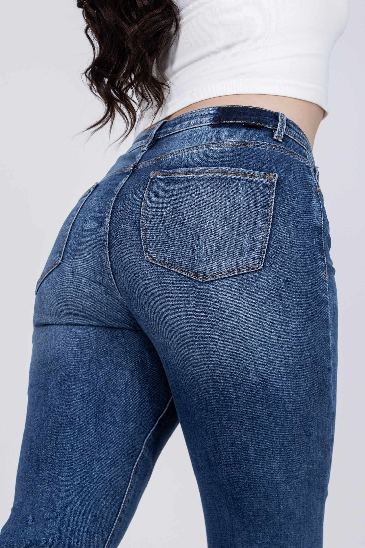 Must Have You from Risen: High-Rise Tummy Control Flare Denim