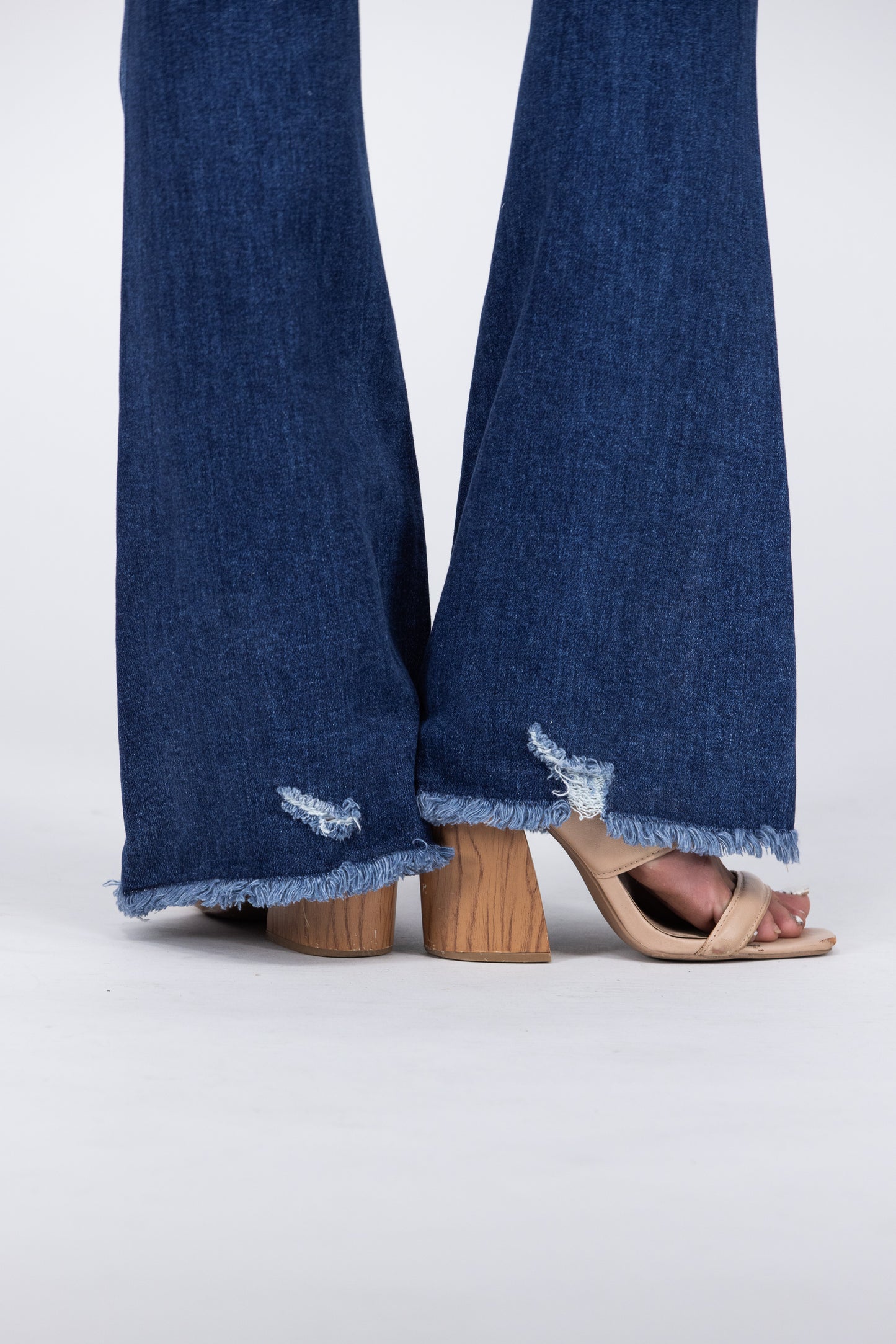 Feel The Music from Risen: High-Rise Tummy Control Flare Denim