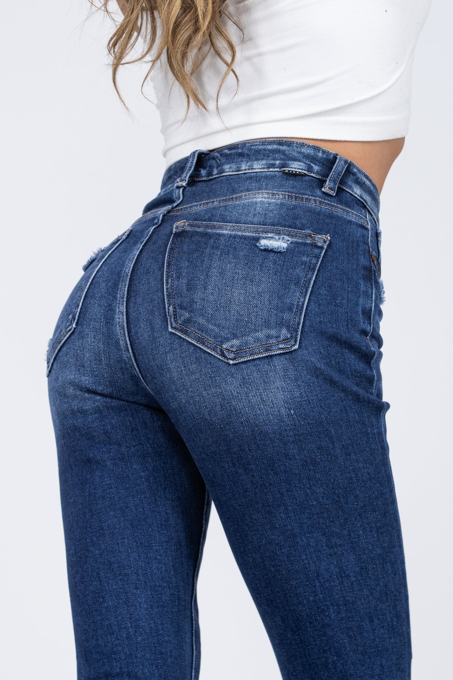 Feel The Music from Risen: High-Rise Tummy Control Flare Denim