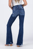 Feel The Music from Risen: High-Rise Tummy Control Flare Denim