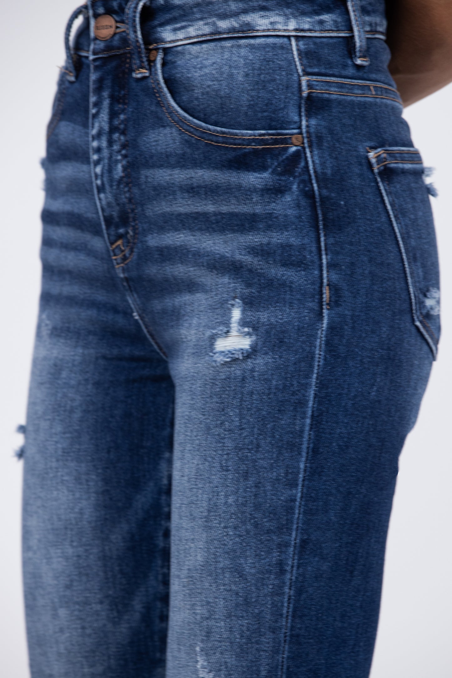 Feel The Music from Risen: High-Rise Tummy Control Flare Denim