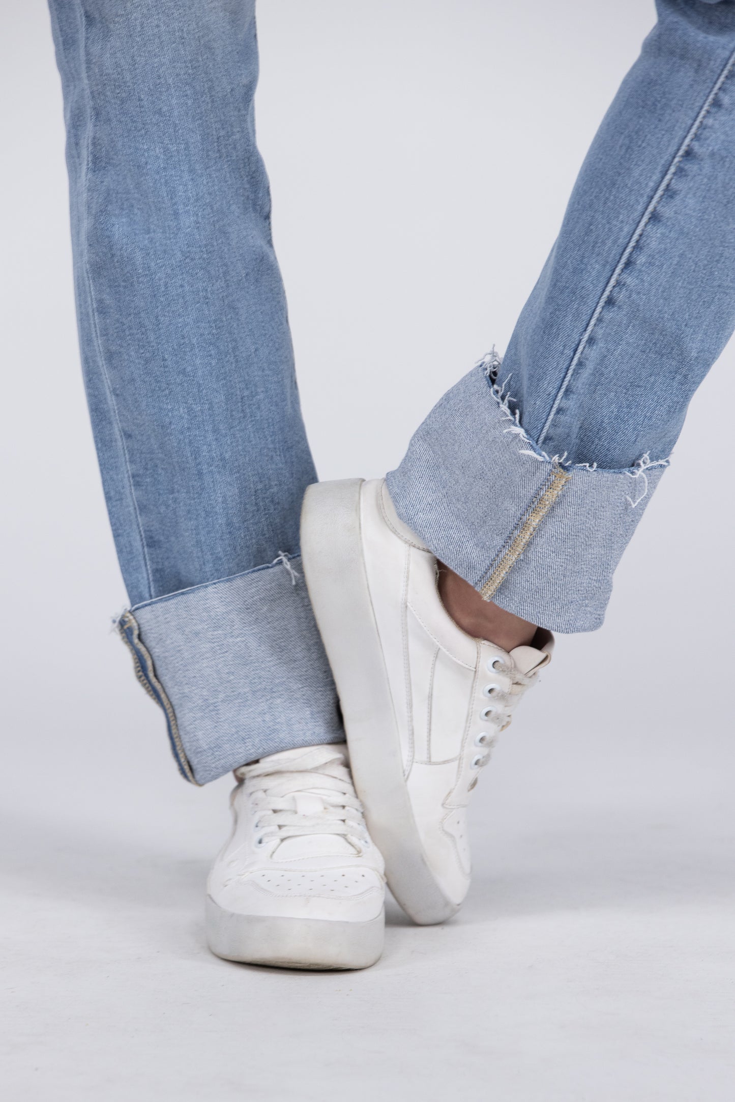 Be Adventurous from Risen: High-Rise Straight Leg Denim