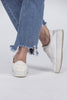 Can't Keep Up from Risen: High-Rise Crop Straight Leg Denim