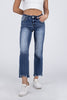 Leaving An Impression from Risen: High-Rise Straight Fit Denim